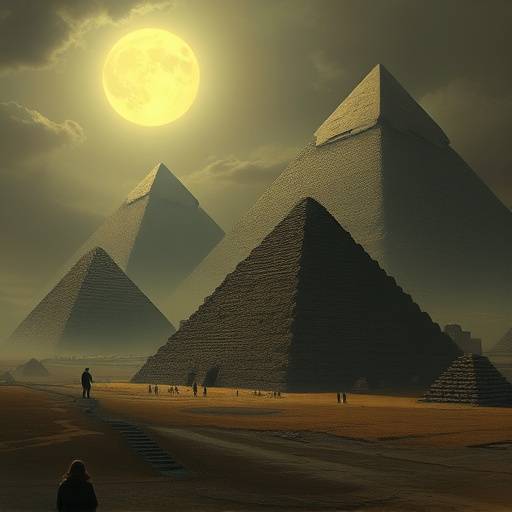 Episode thumbnail: Eleanor Vance standing in front of Egyptian pyramids